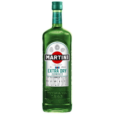 Изображение товара Вермут Martini Extra Dry белый сухой 18%, 500мл