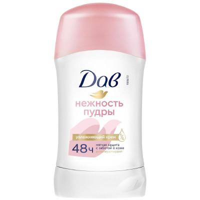 Изображение товара Антиперспирант-дезодорант Дав Нежность пудры стик, 40мл