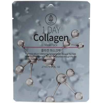 Изображение товара Маска для лица `MED B` 1 DAY с коллагеном (подтягивающая) 27 мл