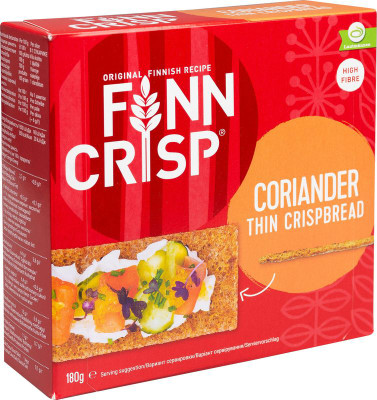 Хлебцы Finn Crisp Coriander бородинские с кориандром, 180г