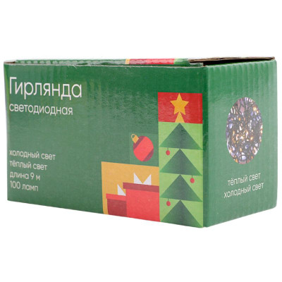 Изображение товара Гирлянда электрическая светодиодная Маркет, 9м
