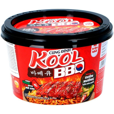 Изображение товара Лапша Cung Dinh Kool Барбекю быстрого приготовления, 105г