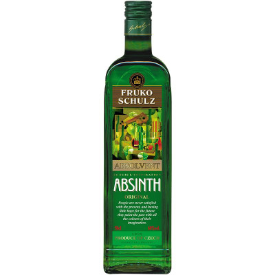 Изображение товара Настойка горькая Fruko Schulz Абсент Абсолвент 70%, 500мл