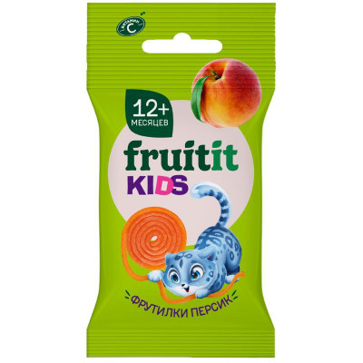 Изображение товара Пастилки Fruit It Kids Фрутилки Персик, 15г