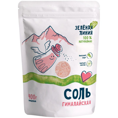 Изображение товара Соль гималайская Зелёная Линия, 400г