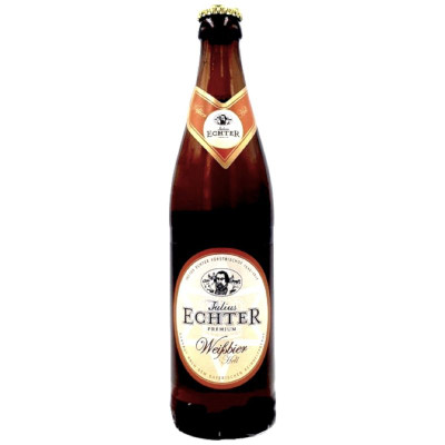 Изображение товара Пиво Julius Echter Premium Weissbier Hell светлое пастеризованное пшеничное 5,3%, 500мл