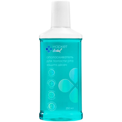 Изображение товара Ополаскиватель Защита Десен для полости рта Маркет Dental, 250мл
