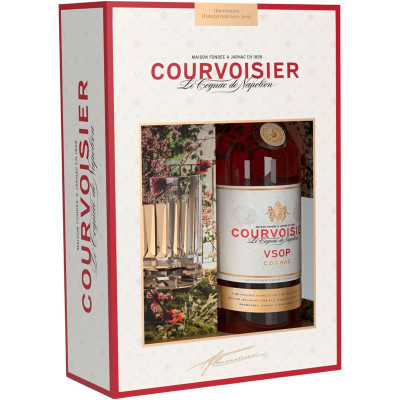Изображение товара Коньяк Courvoisier VSOP Набор с бокалом, 700мл