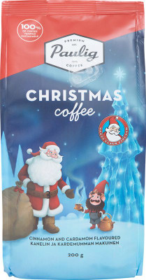 Кофе Paulig Christmas молотый с кардамоном и корицей, 200г