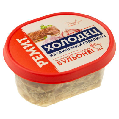 Изображение товара Холодец Ремит из свинины и говядины 400г