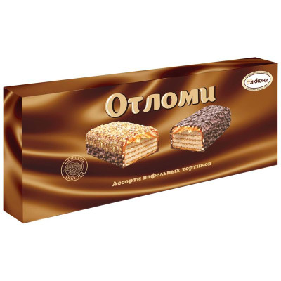 Изображение товара Тортики Акконд Отломи вафельные ассорти, 250г