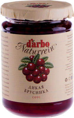 Изображение товара Соус Darbo Naturrein дикая брусника, 400мл