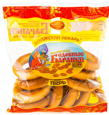 Изображение товара Баранки Волжский Пекарь Волжские сдобные, 350г