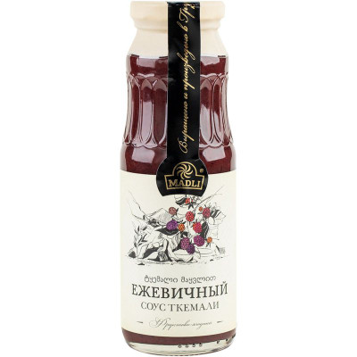 Изображение товара Соус Madli Ткемали Ежевичный фруктово-ягодный кисло-пряный, 270мл