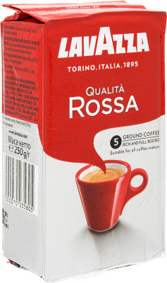 Изображение товара Кофе Lavazza Qualita Rossa молотый, 250г