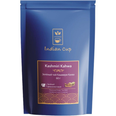 Изображение товара Чай Indian Cup Кашмири Кахва зелёный, 60г