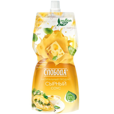 Изображение товара Соус Слобода сырный, 200мл