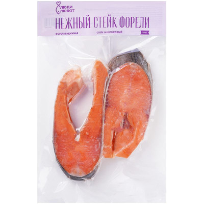 Изображение товара Стейк форели Люди Любят замороженный, 500г