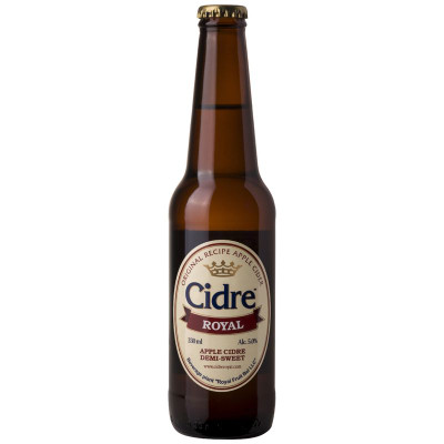 Изображение товара Сидр Cidre Royal Яблочный с грушей особый полусладкий газированный, 330мл