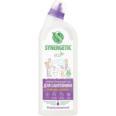 Изображение товара Средство для мытья сантехники Synergetic Сказочная чистота биоразлагаемое, 700мл