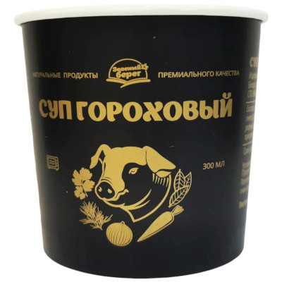 Изображение товара Суп Зелёный берег гороховый замороженный, 300г