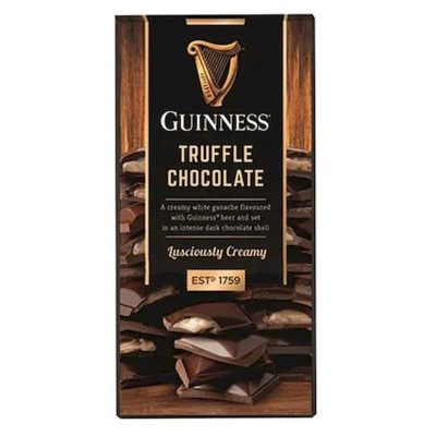 Изображение товара Шоколад Guiness темный с начинкой со вкусом пива Guinness 90г