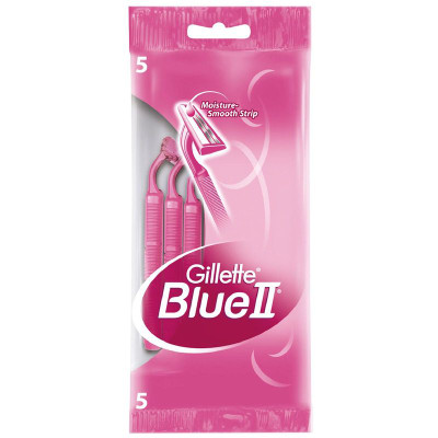 Изображение товара Бритва Gillette Blue II одноразовая женская, 5шт
