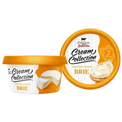 Изображение товара Сыр плавленый White Cheese From Zhukovka Cream Collection Brie 35%, 125г