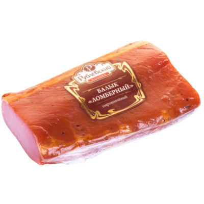 Изображение товара Балык Ломберный из свинины сырокопченый категории А