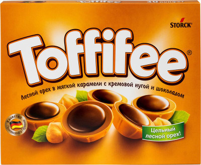 Изображение товара Конфеты Toffifee лесной орех в карамели, 250г