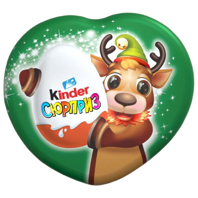 Изображение товара Шоколад Kinder-Сюрприз молочный с молочным внутренним слоем и игрушкой внутри, 53г