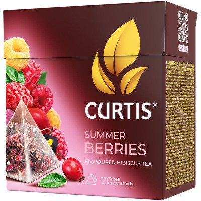 Изображение товара Чай Curtis Summer Berries фруктовый в пирамидках, 20х1.47г