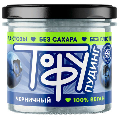 Изображение товара Тофу-пудинг Другой Продукт Черничный, 90 г
