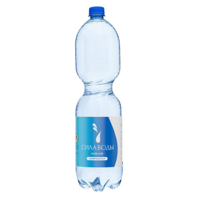 Изображение товара Вода Сила Воды Карелия минеральная природная столовая газированный, 1,5л