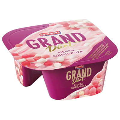 Изображение товара Десерт творожный Grand Duet Мечта единорога ягодное мороженое 5.5%, 135г