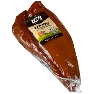 Изображение товара Карпаччо из мяса птицы Дело Вкуса сырокопченое сорт Экстра