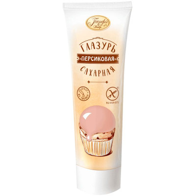 Изображение товара Глазурь Парфэ персиковая сахарная, 120г