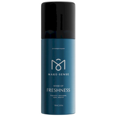 Изображение товара Антиперспирант Make Sense Бергамот-Мандарин-Ирис-Нероли парфюмированный, 150мл