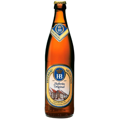 Изображение товара Пиво Hofbrau Оригинальное светлое 5.1%, 500мл