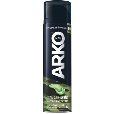 Изображение товара Гель для бритья Arko Men Anti-Irritation, 200мл