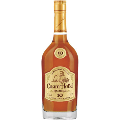 Изображение товара Коньяк Саят Нова десятилетний 40%, 500мл