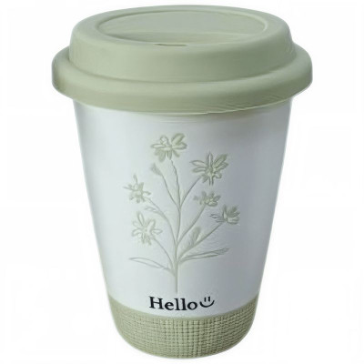 Изображение товара Стакан Liling Jingtao с крышкой в ассортименте, 405мл