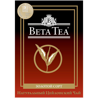 Изображение товара Чай Beta Tea Золотой сорт чёрный байховый листовой, 100г