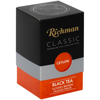 Изображение товара Чай Richman Flowery Brocken Orange Pekoe чёрный среднелистовой, 100г