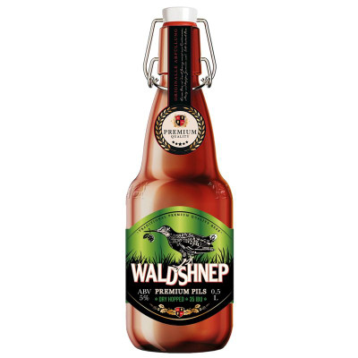 Изображение товара Пиво Waldshnep Premium Pils 5%, 500мл