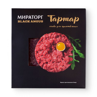 Изображение товара Тартар из говядины Мираторг рубленый охлаждённый, 220г