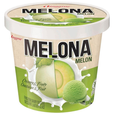 Изображение товара Мороженое Binggrae Мелона Спелая дынька пинта молочное 5.8%, 600г