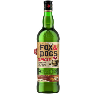 Изображение товара Настойка Fox & Dogs Спайсд на основе виски полусладкая 35%, 700мл
