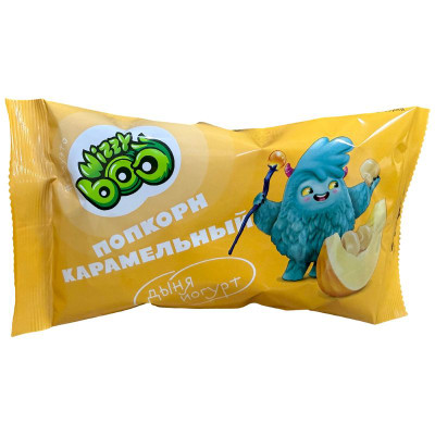 Изображение товара Попкорн Wizzyboo карамельный со вкусом йогурта и дыни в глазури, 70г