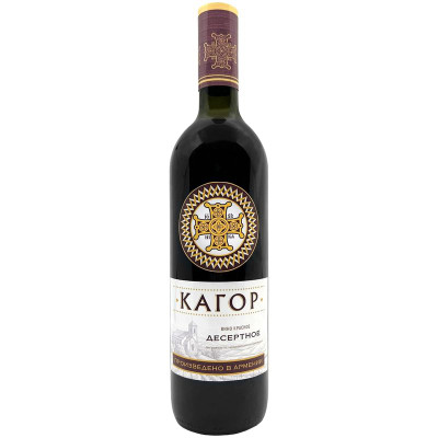 Изображение товара Вино Кагор десертное красное 16%, 750мл